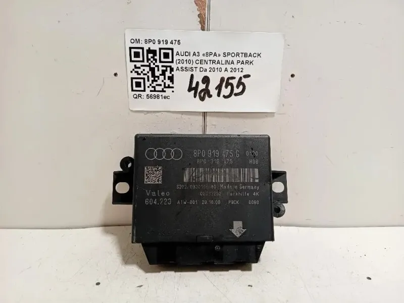 Centralina PARK Assist 8P0 919 475 Audi A3 8PA Sportback 2010