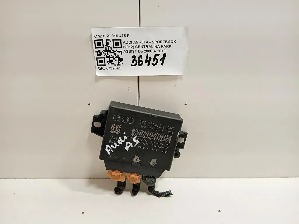 Centralina PARK Assist 8K0 919 475 R Audi A5 8TA Sportback 2012