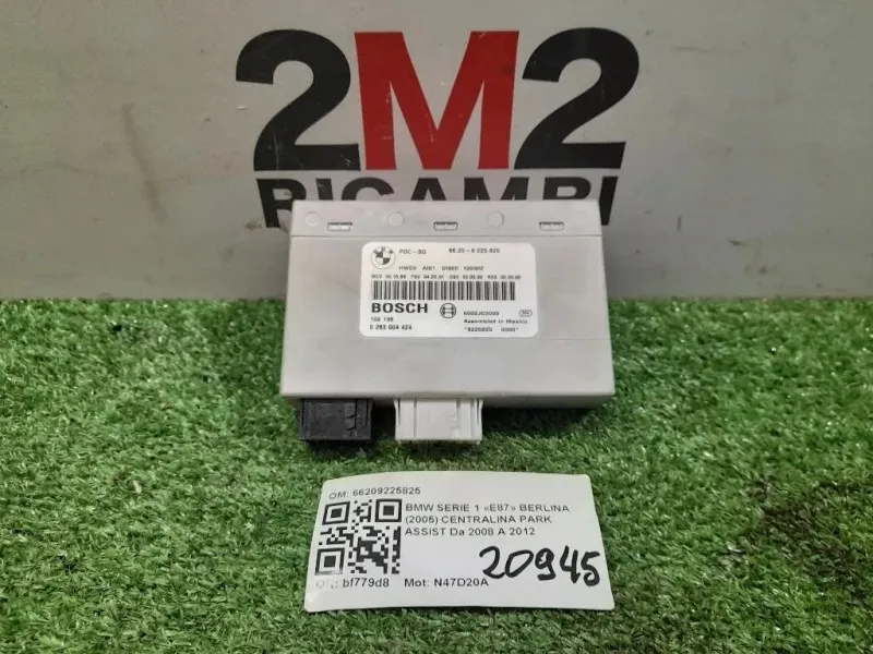 Centralina PARK Assist 66209225825 Bmw Serie 1 E87 Berlina 2005