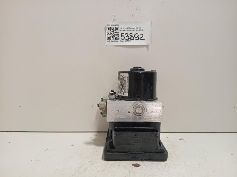 Pompa ABS ANT 13412550 Opel Astra J 2012