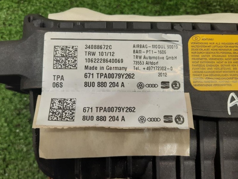 Air-bag Passeggero 8U0 880 204 A Audi Q5 8RB 2009