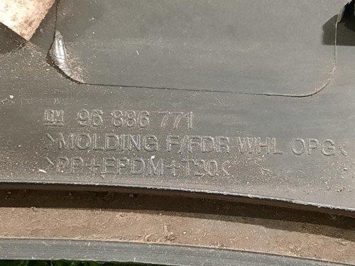 Modanatura Paracolpi Parafango ANT SX