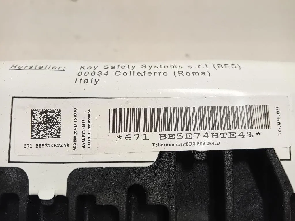 Air-bag Passeggero 8R0880204D Audi Q5 8RB 2009