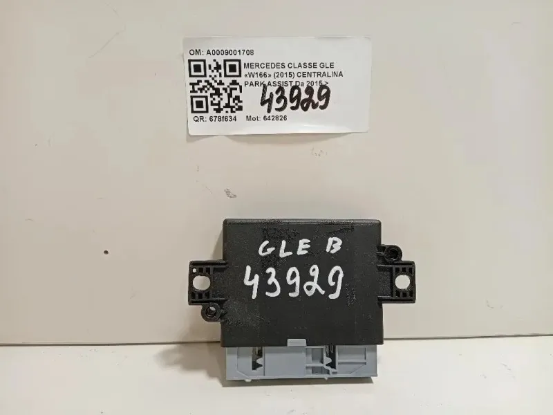 Centralina PARK Assist A0009001708 Mercedes Classe GLE W166 2015