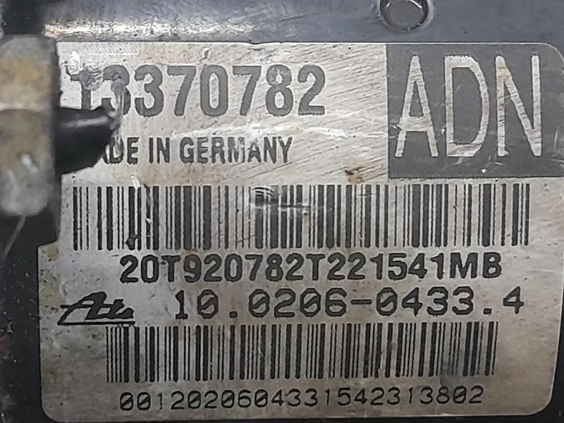 Pompa ABS ANT 13370782 Opel Astra J 2012