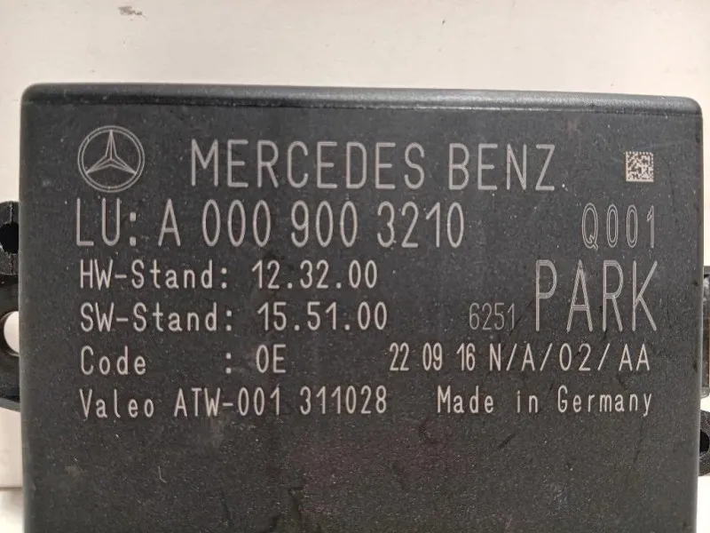 Centralina PARK Assist A0009003210 Mercedes Classe GLE W166 2015
