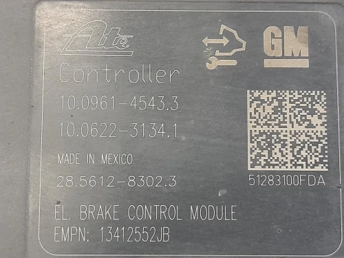 Pompa ABS ANT 13412552 Opel Astra J 2012