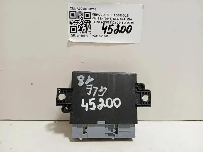 Centralina PARK Assist A0009003210 Mercedes Classe GLE W166 2015