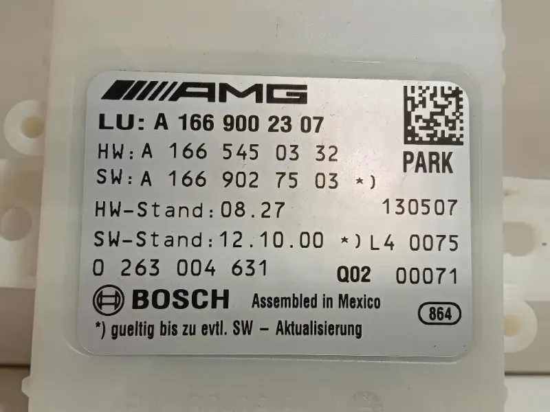 Centralina PARK Assist A166 900 23 07 Mercedes Classe ML W166 2012