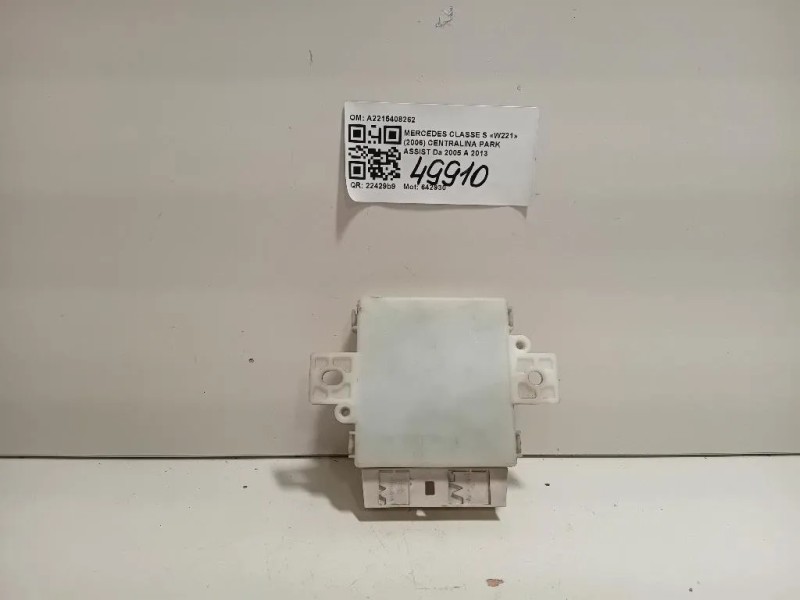 Centralina PARK Assist A2215408262 Mercedes Classe S W221 2006