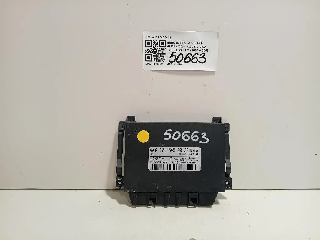 Centralina PARK Assist A1715450032 Mercedes Classe SLK R171 2004