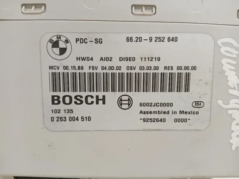 Centralina PARK Assist 6620-9252640 Mini Countryman Cooper R60 2010