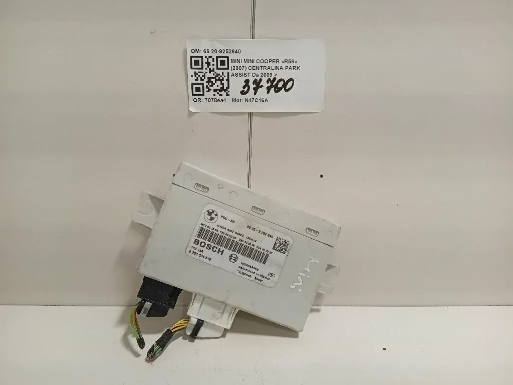 Centralina PARK Assist 6620-9252640 Mini MINI Cooper R56 2007