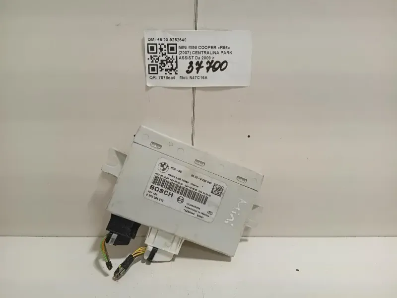 Centralina PARK Assist 6620-9252640 Mini MINI Cooper R56 2007