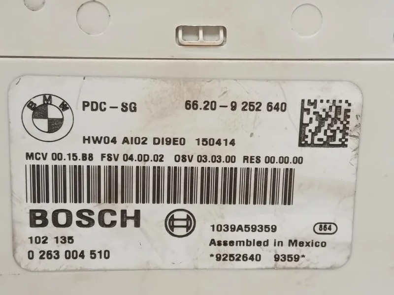 Centralina PARK Assist 6620-9252640 Mini MINI Cooper R56 2007