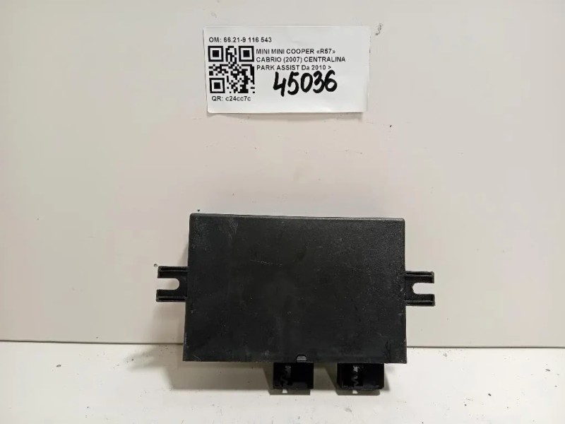 Centralina PARK Assist 6621-9 116 543 Mini MINI Cooper R57 Cabrio 2007
