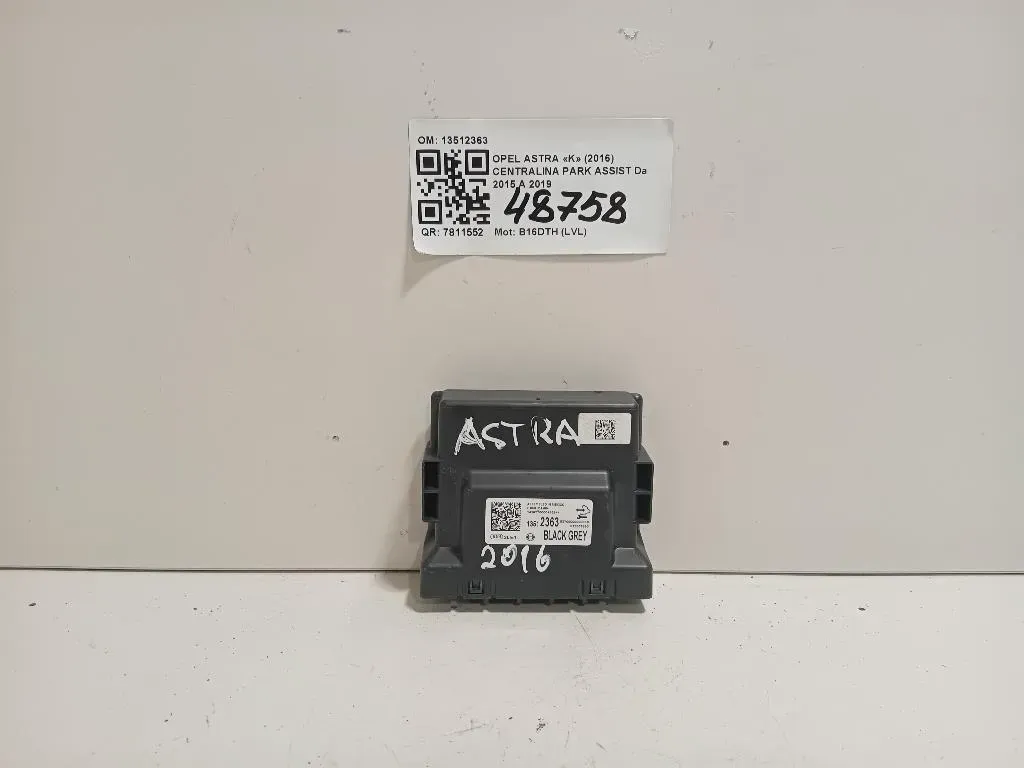 Centralina PARK Assist 13512363 Opel Astra K 2016