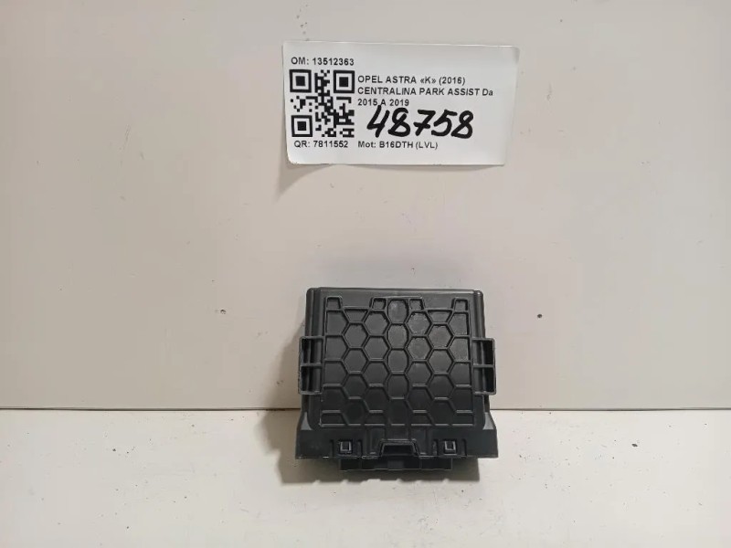 Centralina PARK Assist 13512363 Opel Astra K 2016
