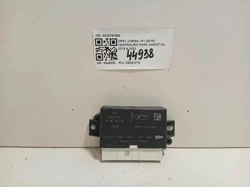 Centralina PARK Assist 9838793580 Opel Corsa F 2019