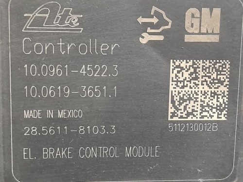 ABS Gruppo ANT 13356789 10096145223 Opel Astra J 2010