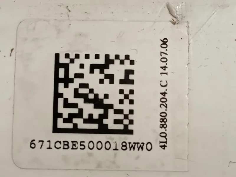 Air-bag Passeggero 4L0 880 204 C Audi Q7 4LB 2006