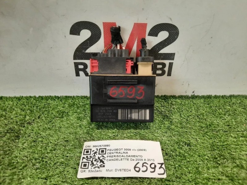 Centralina Preriscaldamento Candelette 9662570880 Peugeot 3008 I 2009