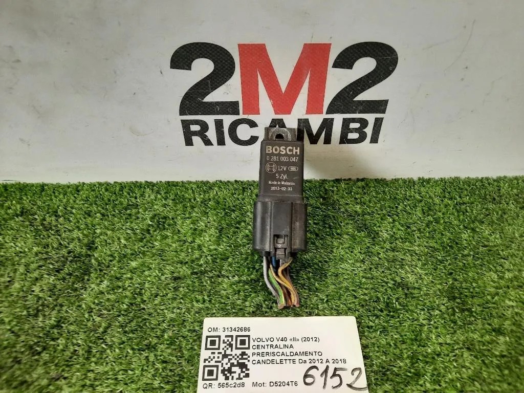 Centralina Preriscaldamento Candelette 31342686 INCANDESCENZA Volvo V40 II 2012