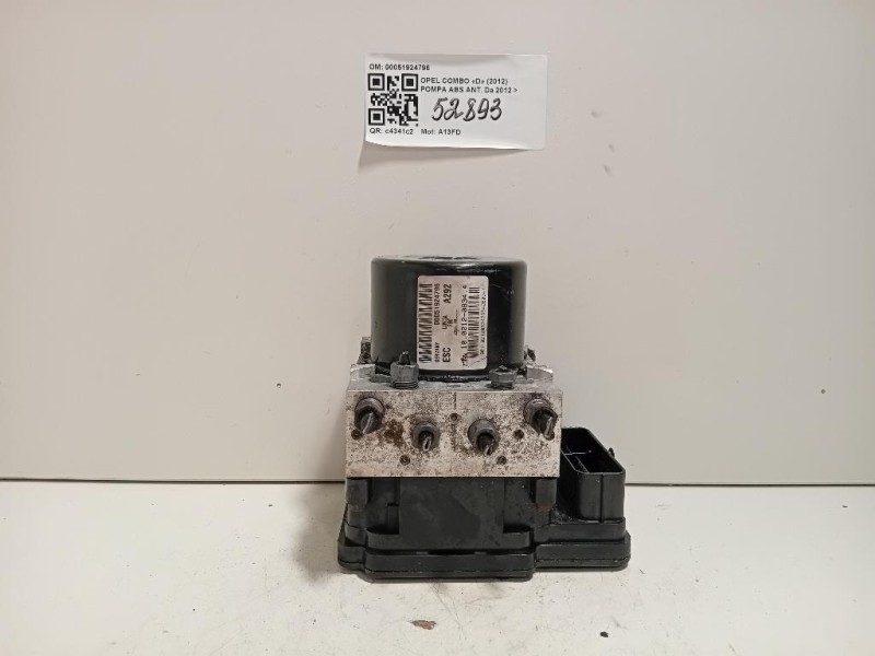 Pompa ABS ANT 00051924796 Opel Combo D 2012