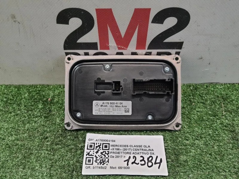Centralina Proiettore Adattivo DX A1769004104 Mercedes Classe GLA X156 2017