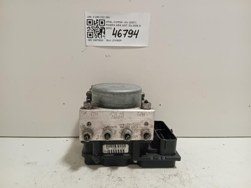 Pompa ABS ANT 0 265 232 288 Opel Corsa D 2007