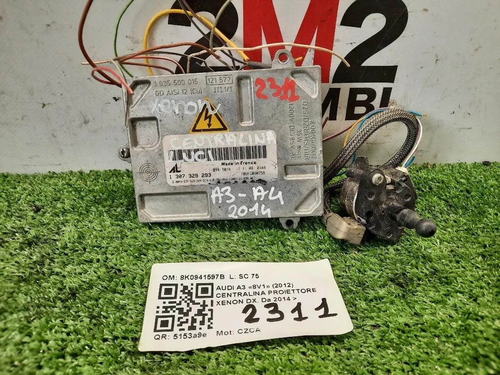 Centralina Proiettore Xenon DX 4D0907476B Audi A3 8V1 2012
