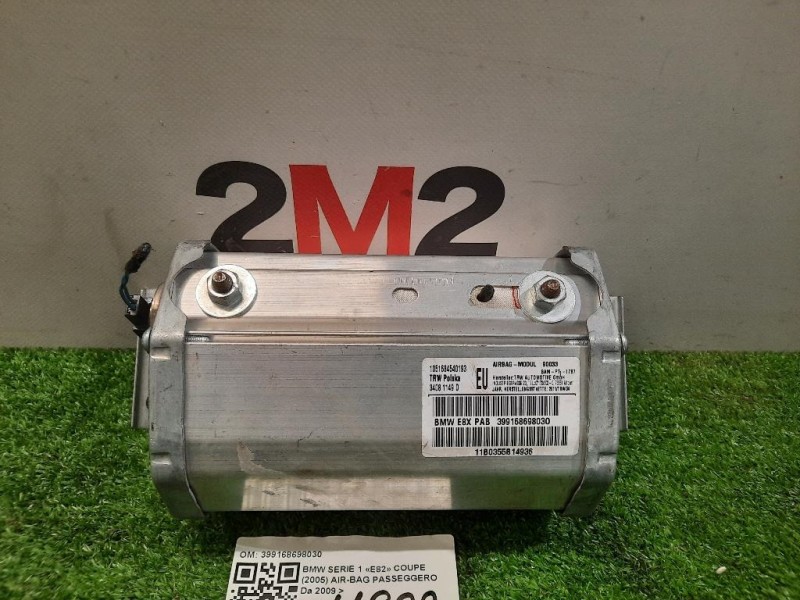 Air-bag Passeggero 399168698030 Bmw Serie 1 E82 Coupe 2005