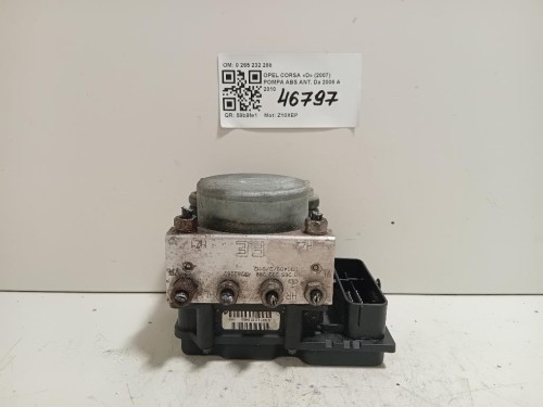 Pompa ABS ANT 0 265 232 288 Opel Corsa D 2007