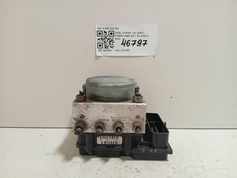 Pompa ABS ANT 0 265 232 288 Opel Corsa D 2007