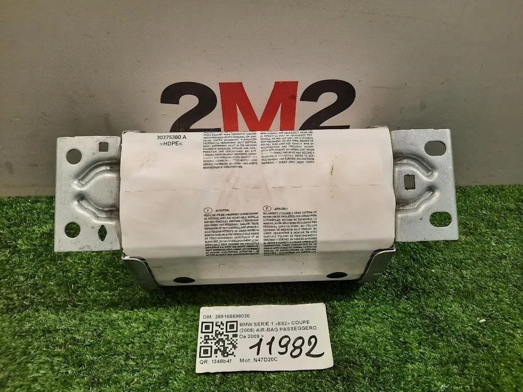 Air-bag Passeggero 399168698030 Bmw Serie 1 E82 Coupe 2005