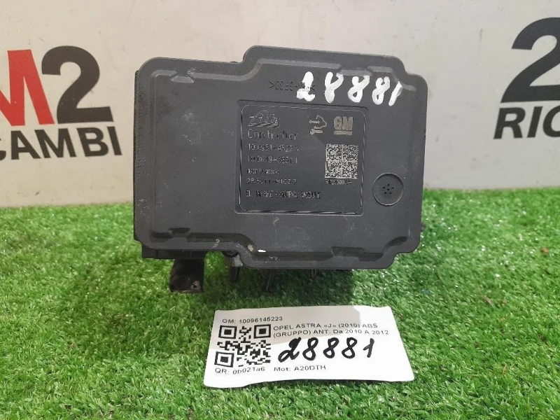ABS Gruppo ANT 13356789 10096145223 Opel Astra J 2010