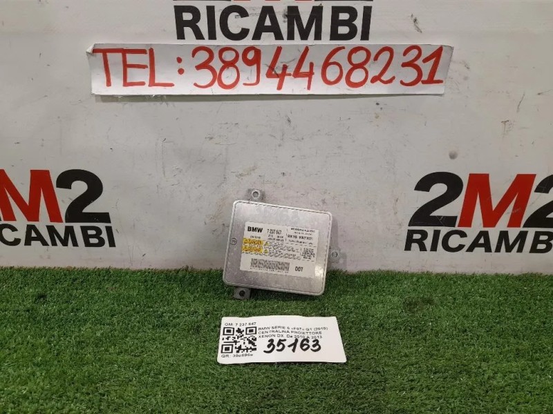 Centralina Proiettore Xenon DX 7 237 647 Bmw Serie 5 F07 GT 2010