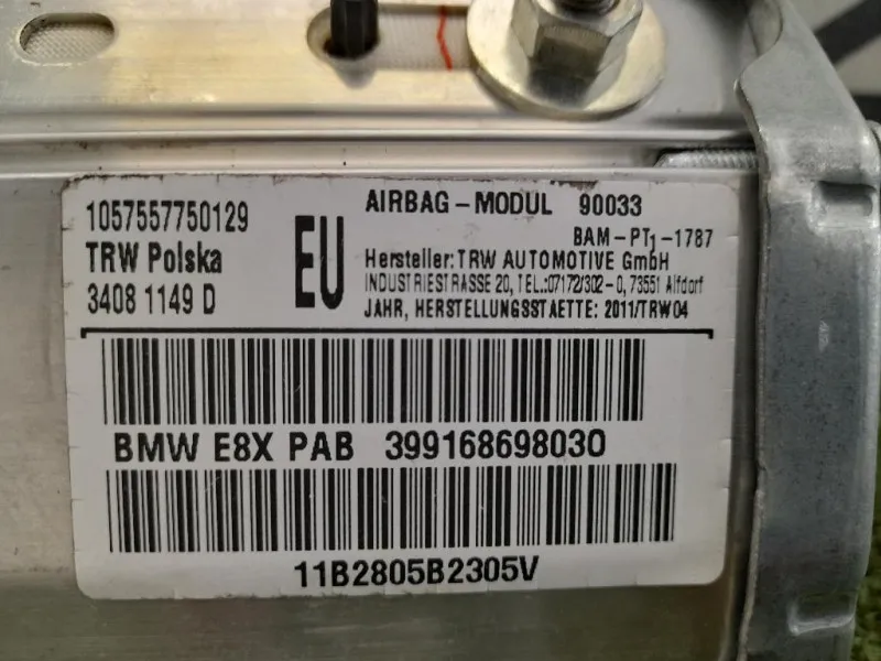 Air-bag Passeggero 399168698030 Bmw Serie 1 E82 Coupe 2005