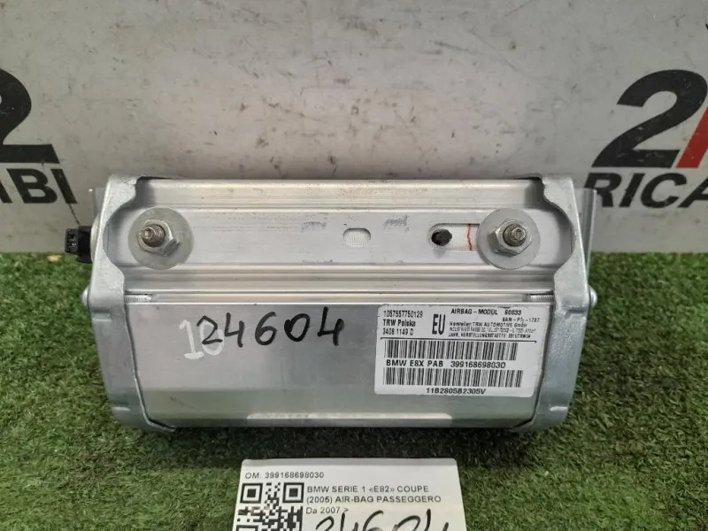 Air-bag Passeggero 399168698030 Bmw Serie 1 E82 Coupe 2005