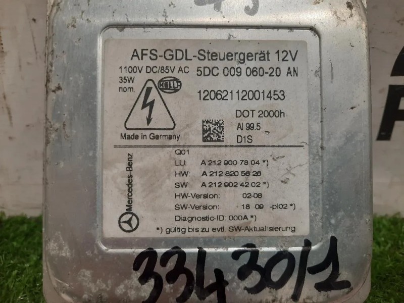 Centralina Proiettore Xenon SX 5DC009060-20 AN Mercedes Classe E S212 SW 2009