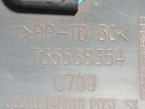 Modanatura Paracolpi Parafango POST SX