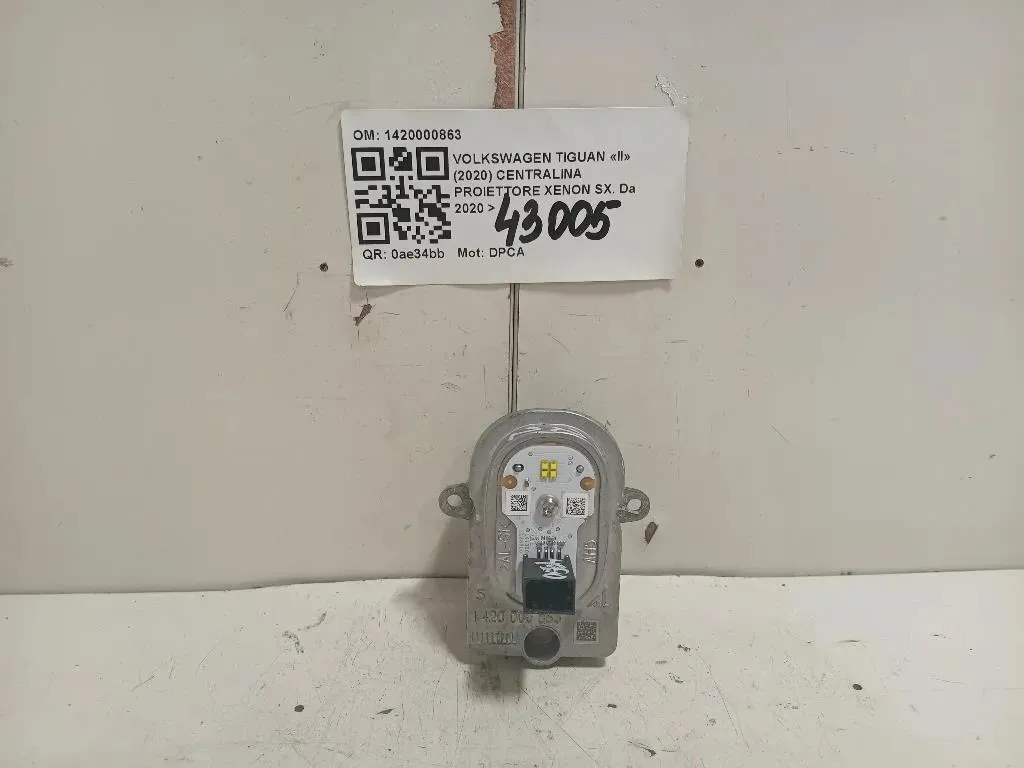 Centralina Proiettore Xenon SX 1420000863 Volkswagen Tiguan II 2020