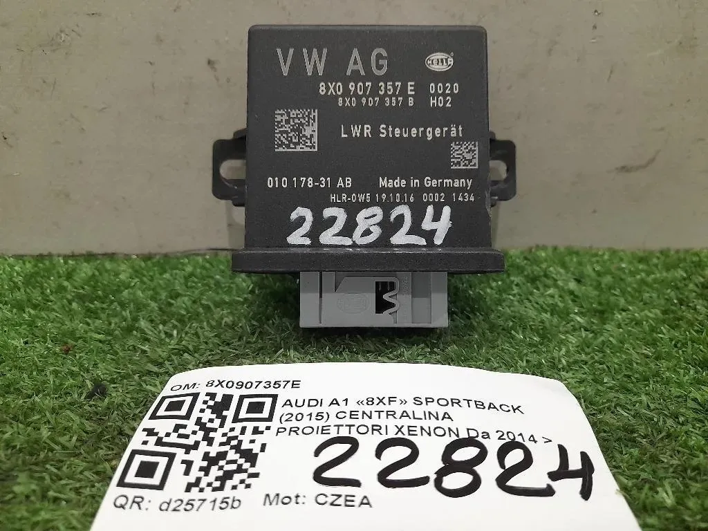 Centralina Proiettori Xenon 8X0907357E Audi A1 8XF Sportback 2015