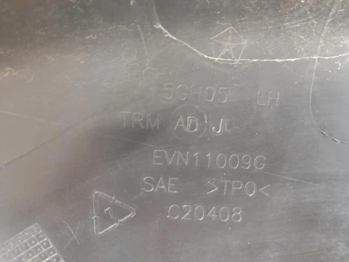 Modanatura Paracolpi Parafango POST SX 5GH05TRM Jeep Cherokee III 2002