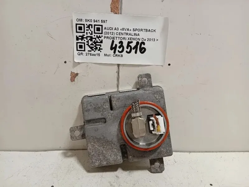 Centralina Proiettori Xenon 8K0 941 597 Audi A3 8VA Sportback 2012