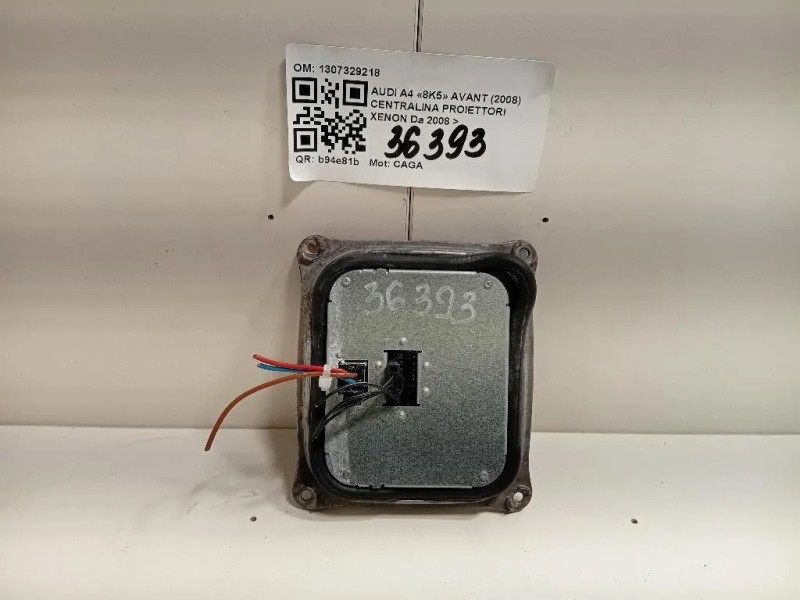 Centralina Proiettori Xenon 1307329218 Audi A4 8K5 Avant 2008