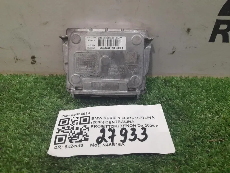 Centralina Proiettori Xenon 89034934 Bmw Serie 1 E81 Berlina 2005
