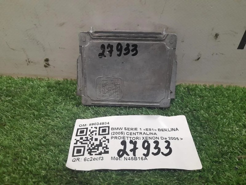 Centralina Proiettori Xenon 89034934 Bmw Serie 1 E81 Berlina 2005