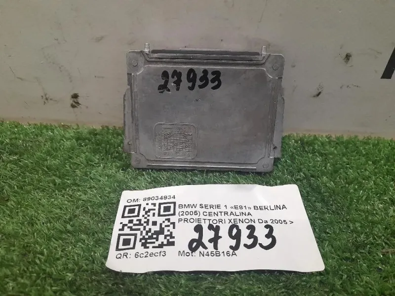 Centralina Proiettori Xenon 89034934 Bmw Serie 1 E81 Berlina 2005