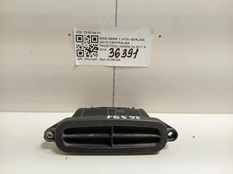 Centralina Proiettori Xenon 7316144 01 Bmw Serie 1 F20 Berlina 2012